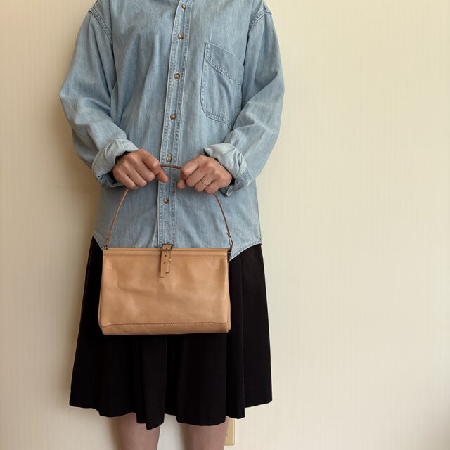 本革 ドクターバッグ／ベージュ｜フランス医療バッグを包む柔らかなクラシック