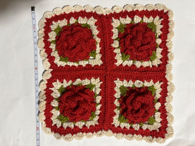 AIKA様　薔薇　マルチカバー　ハンドメイド AIKA様 薔薇 マルチカバー ハンドメイド AIKA様 薔薇 マルチ