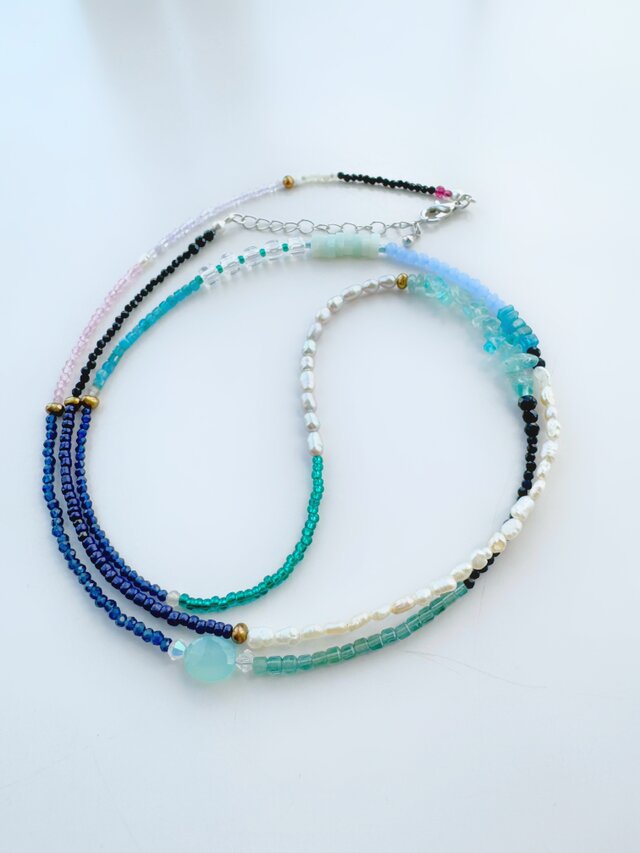 Alegres Cores ＊　ロング・2wayネックレス