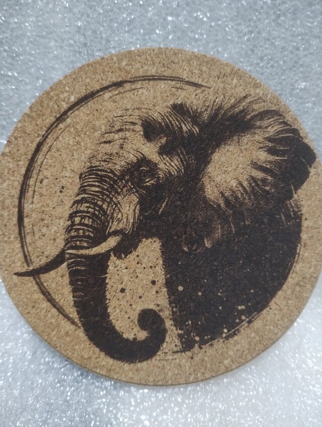 コースター　ゾウ