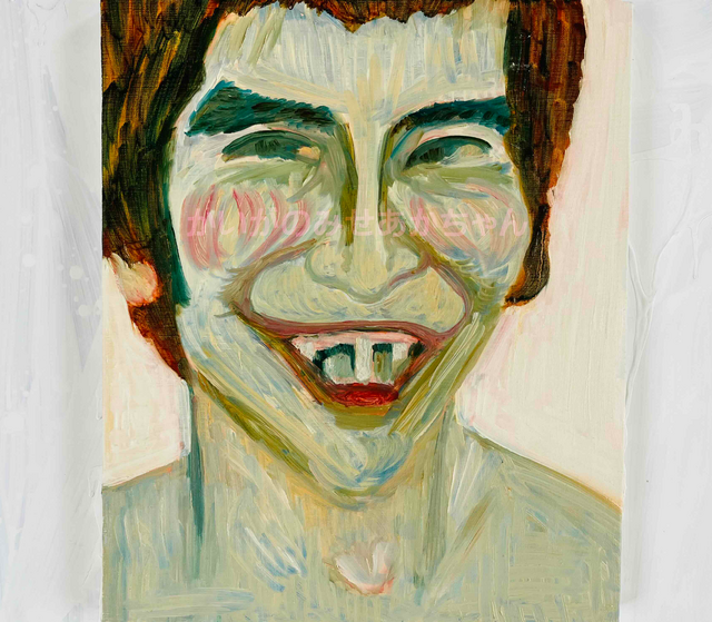 38×46㎝「ビリビリうんちだった」F8・原画・油彩 | iichi 日々の暮らし