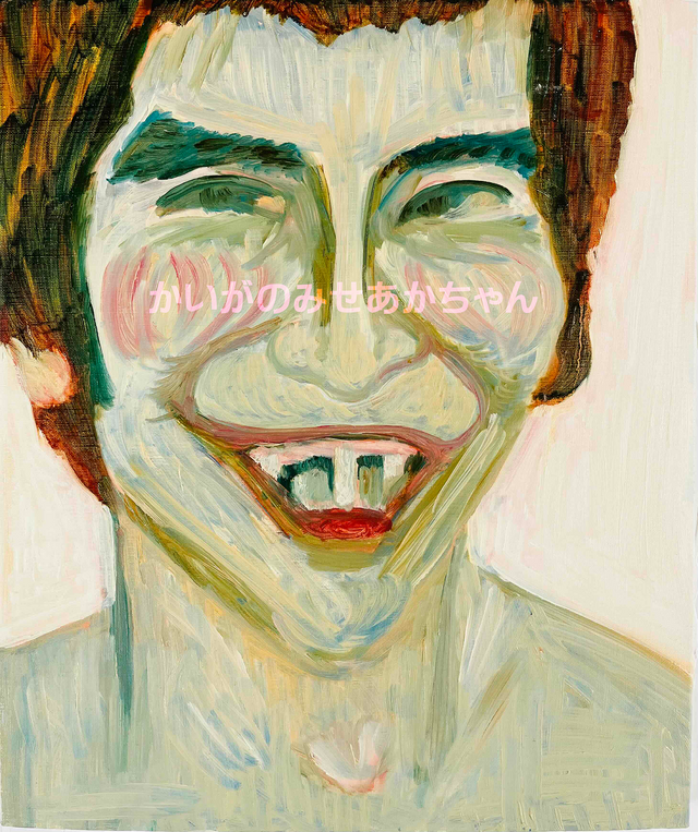 38×46㎝「ビリビリうんちだった」F8・原画・油彩 | iichi 日々の暮らし