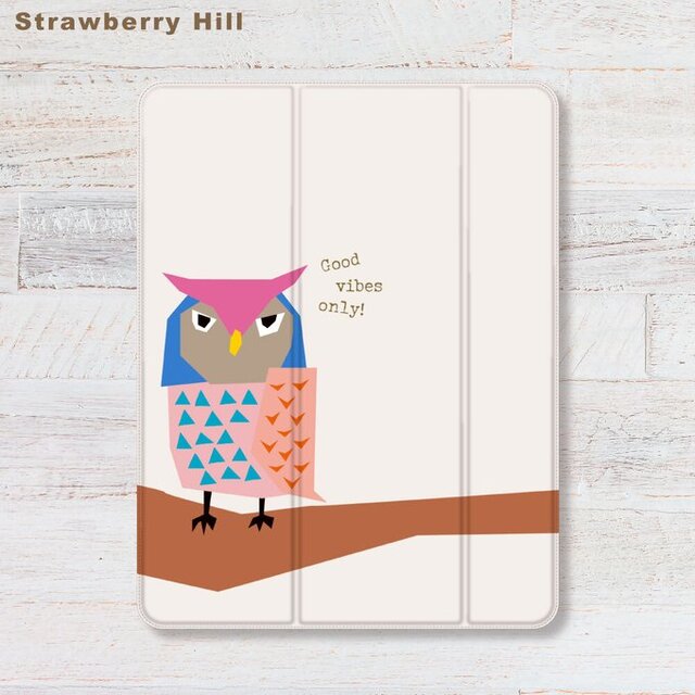 フクロウ　iPadケース pro air mini 2 5 6 9 10 11 アイパッドカバー