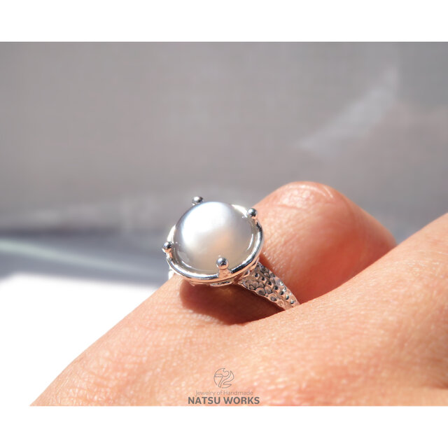 Moon stone Moonstone ring グレームーンストーン リング グレームーン Moon stone Moonstone ring グレームーンストーン リング グレームーン