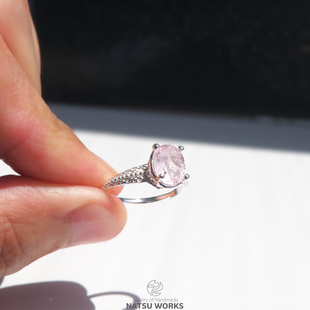 モルガナイト リング / Morganite Ring | iichi 日々の暮らしを