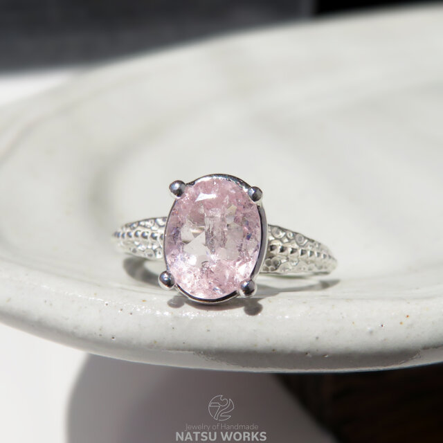 モルガナイト リング / Morganite Ring | iichi 日々の暮らしを