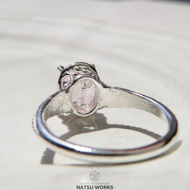 モルガナイト　silverリング モルガナイト リング / Morganite Ring | iichi 日々の暮らしを