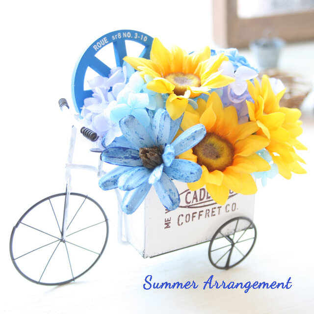 三輪車お花屋さんアレンジメント