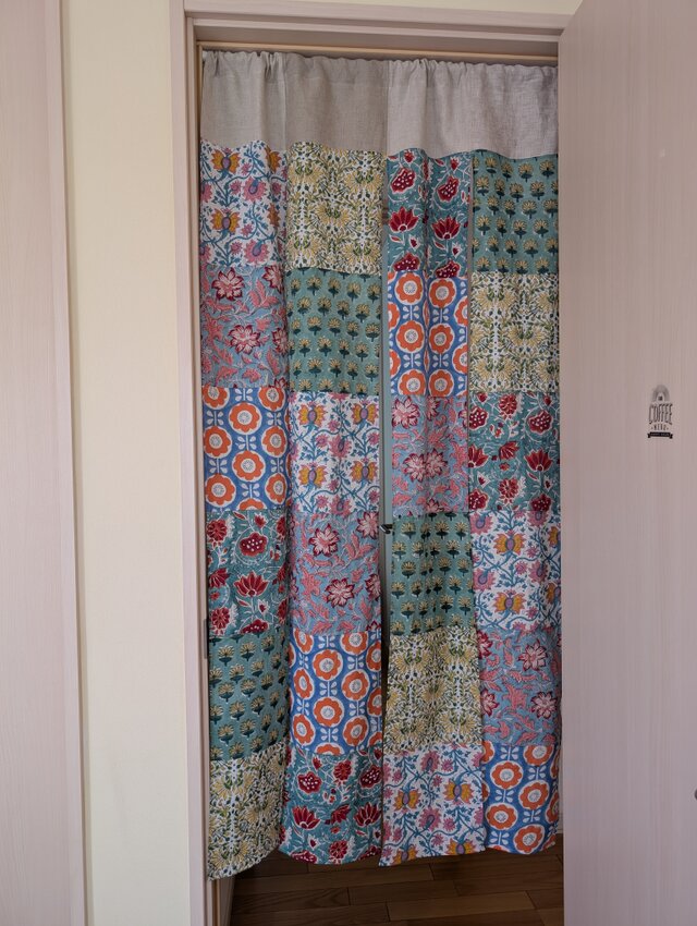 楽天市場】【送料無料】 〔100cm×200cm〕インドの木版染め 手作り