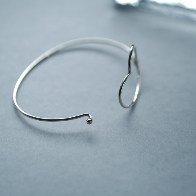 SILVER925 HEART DESIGN BANGLE/シルバー/バングル SILVER925 HEART DESIGN BANGLE/シルバー/バングル 究極の