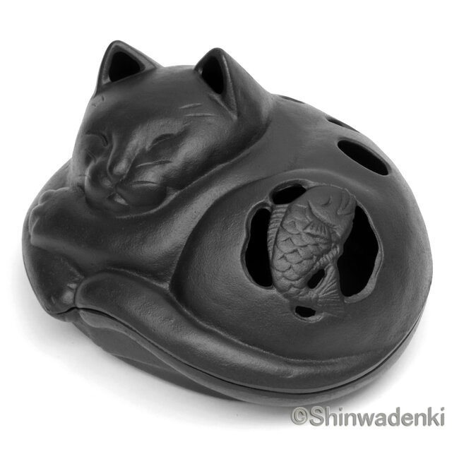 南部鉄器 置物 アロマ 香炉 蚊遣り 猫 日本製 | iichi 日々の暮らしを