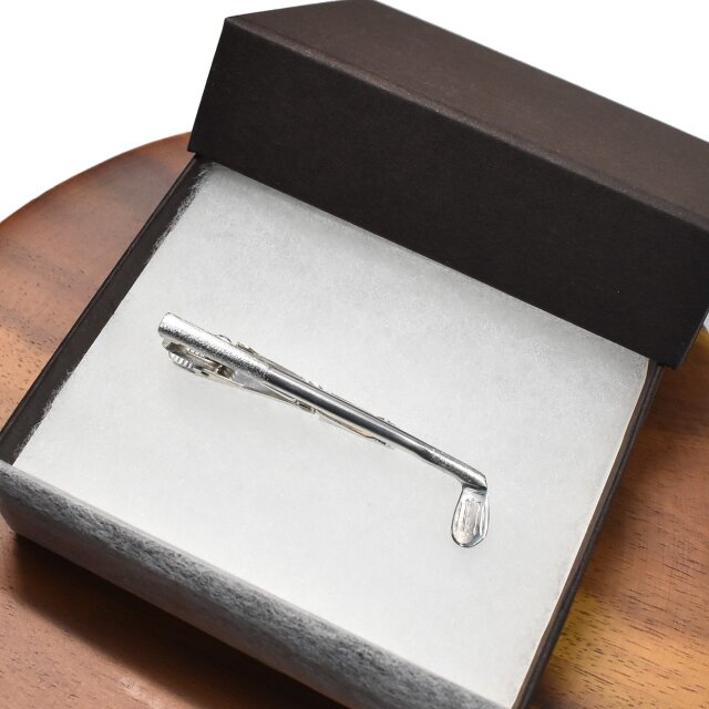 ゴルフクラブ シルバー ネクタイピン | iichi 日々の暮らしを心地よく