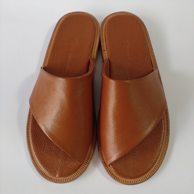 Left Hand ブラウン レザーサンダル 約26cm Left Hand ブラウン レザーサンダル 約26cm（THE SANDALMAN
