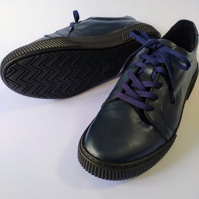 未使用 ブルネロクチネリ スエードスニーカー モニーレ 36 ネイビー 本革 BRUNELLO CUCINELLI/ブルネロ クチネリ_Men通販 | スエードスニーカー