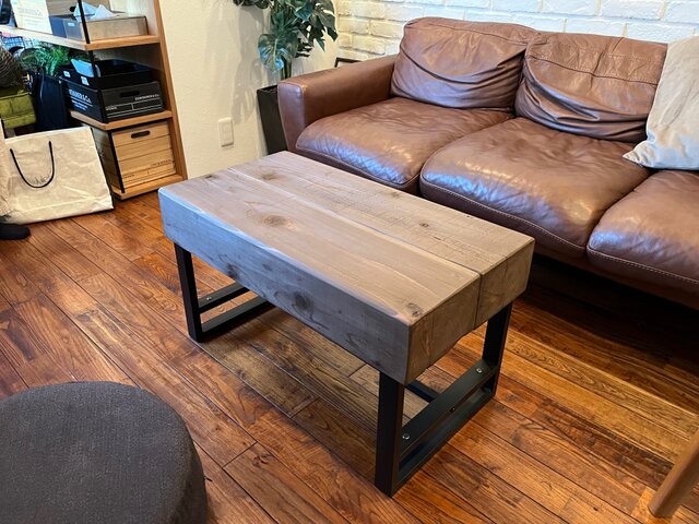 どっしり ベンチ 長椅子 椅子 センターテーブル 腰掛け 幅74 奥行40 高