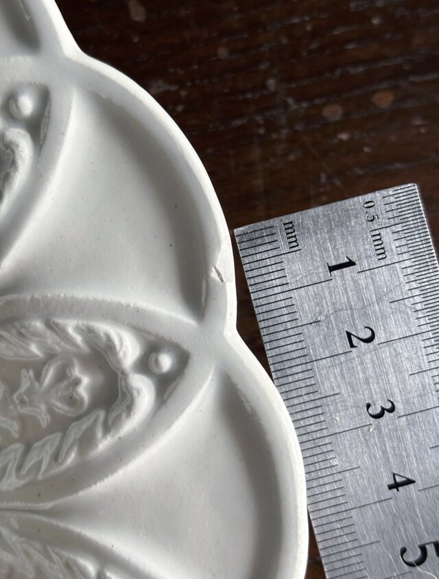 David Johnston Bordeaux ボルドー 花の形 グリザイユ皿 フランス