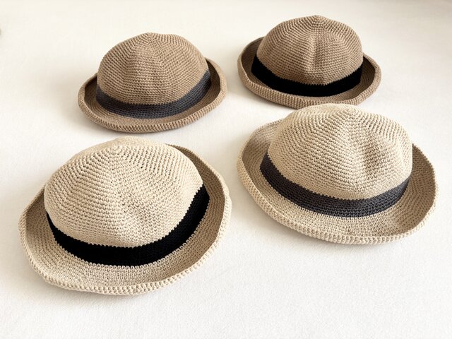 ボーラーハット・ライン[ダークグレー] | iichi 日々の暮らしを