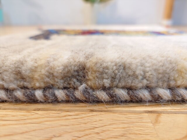 ペルシャ ギャッベ ミニマット ラグ 40x39㎝ フクロウ T5836 | iichi