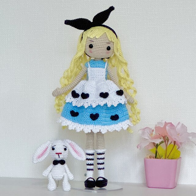 あみぐるみ・アリスちゃん♡着せ替え お人形さん | iichi 日々の