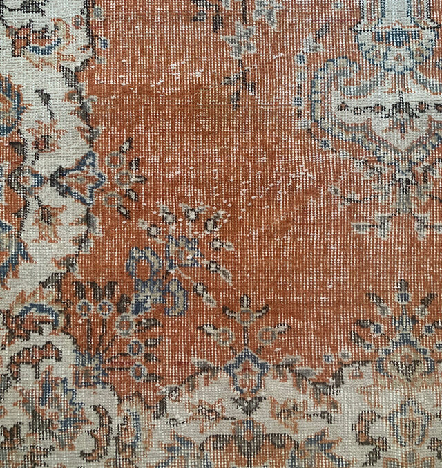 サンセットオレンジ 濃淡 212×110 メダリオン トルコ