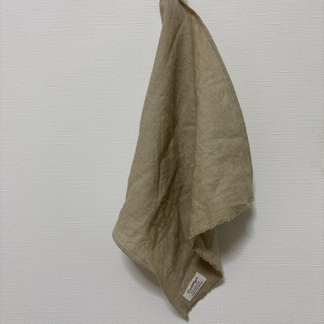 ✳︎ハンドメイド✳︎ ◆リネンカーキキッチンファブリック