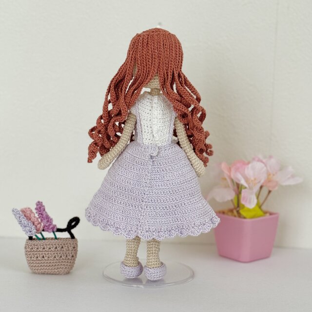 あみぐるみ・花摘み♡女の子・着せ替えお人形さん | iichi 日々の