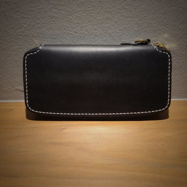 【栃木レザー使用】ロングジップウォレット