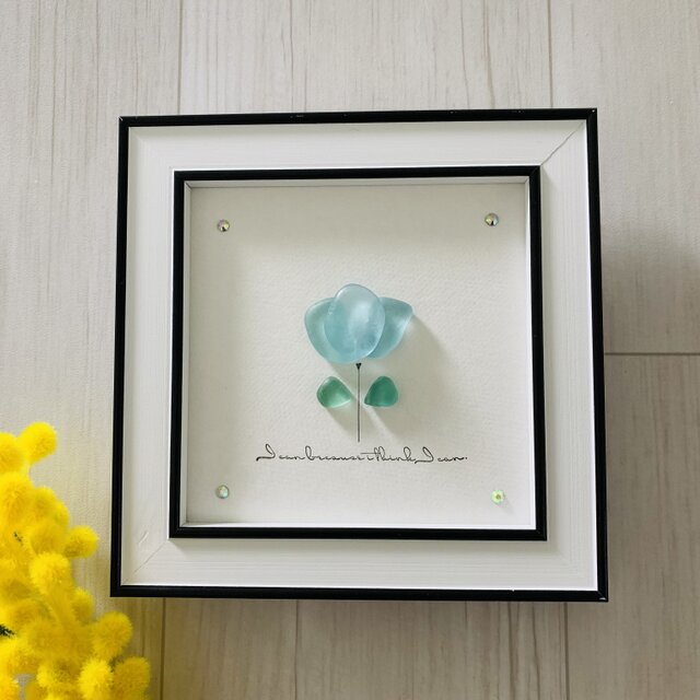 【現品限り　なんて可愛い節分リース　白金】シーグラスアート Amazon.co.jp: シーグラスアートアクリルライト44ホワイト