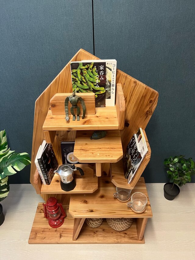 送料無料】 ブックシェルフ 自然 マルチラック 杉 ナチュラル | iichi  