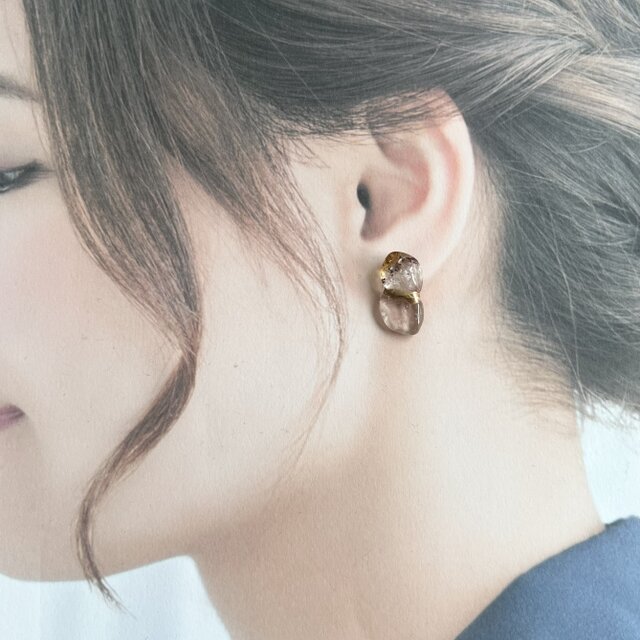 ルチルのイヤリングたん！できました！すごい！ ルチルのイヤリングたん！できました！すごい！ ルチルの