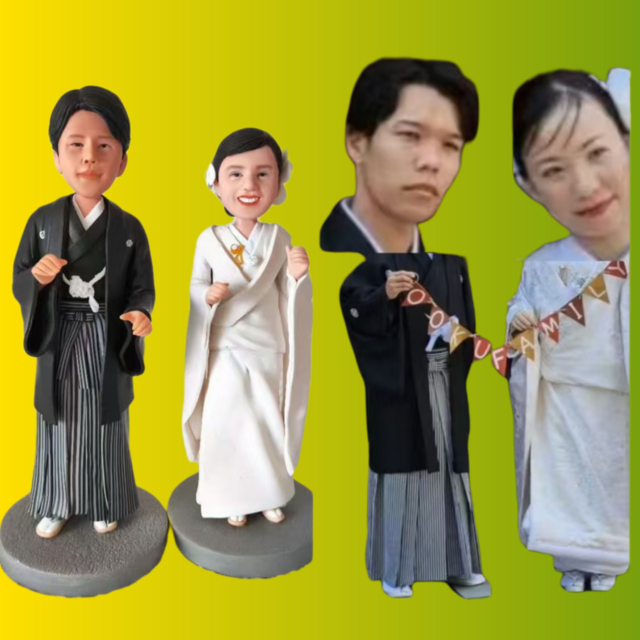 ドール オリジナル そっくり人形 ぬいぐるみ 新郎新婦 結婚祝い 結婚記念日|カップル 夫婦 記念品、バレンタイン、ホワイトデー