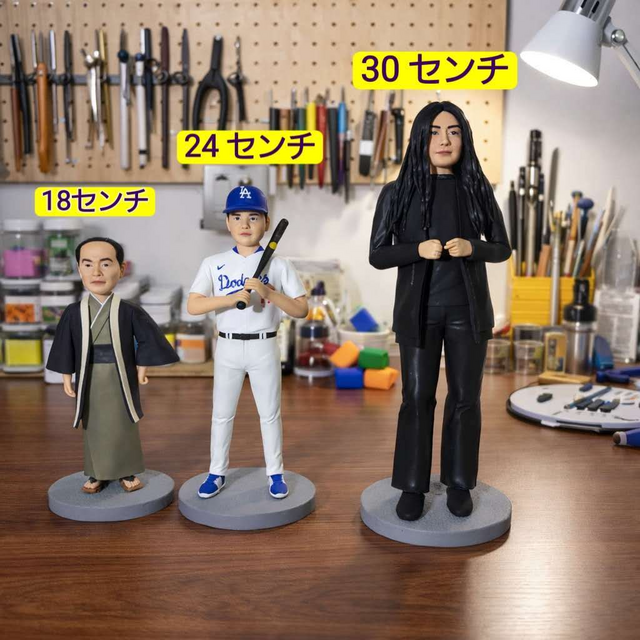 写真から作るオーダーメイドフィギュア｜結婚祝いにそっくり似顔人形