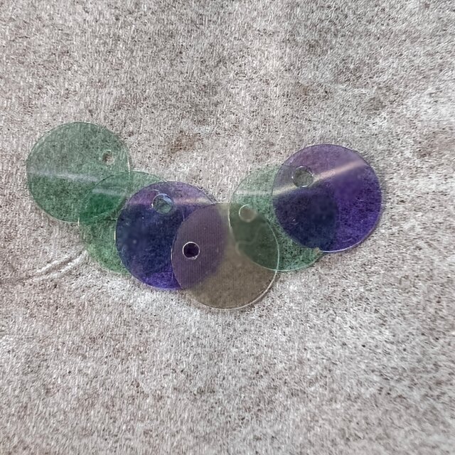【新作】アジサイ色ビーズボールピアス　イヤリング〜purple〜 Beadspan round 粒々 』（紫陽花）イヤリング/ピアス【受注】 | iichi