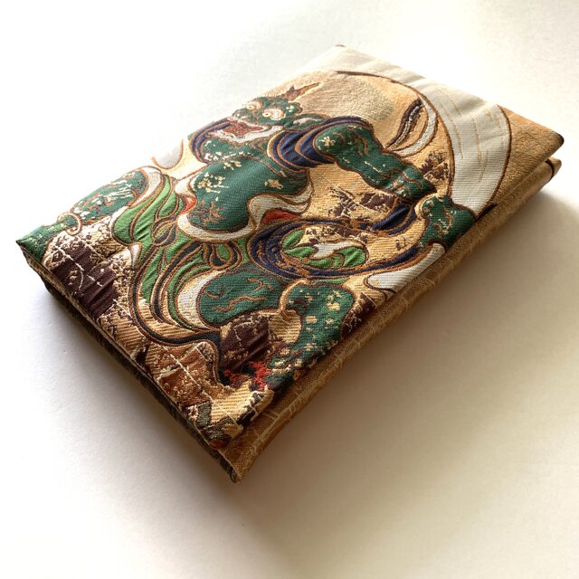 風神雷神〜三包美』ゴールド 御朱印帳袋 B6サイズ1〜2冊用 御朱印帳