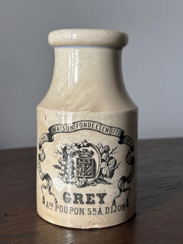 Creil&Montereau クレイユモントロー マスタード ポット h12.5cm