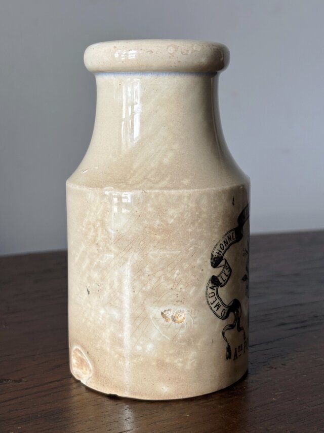 Creil&Montereau クレイユモントロー マスタード ポット h12.5cm