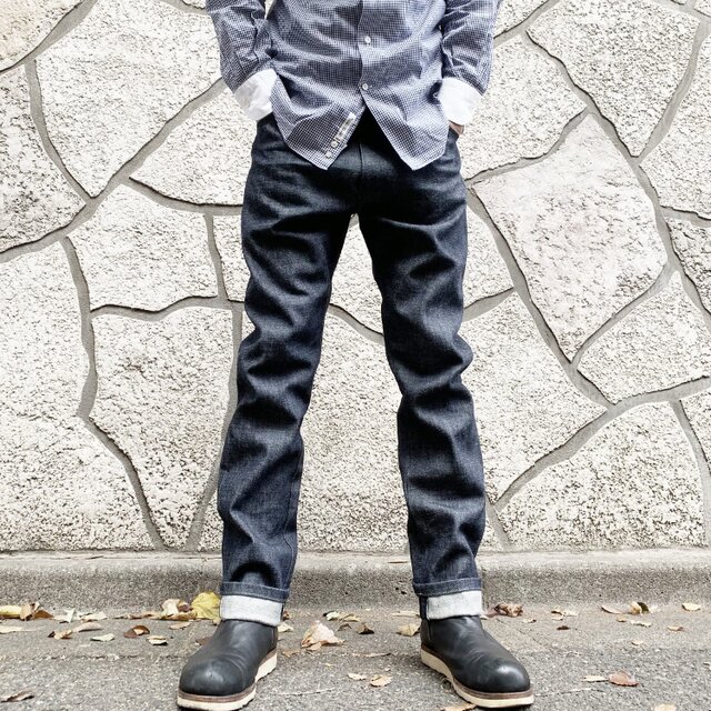 セルビッチデニム 5ポケット パンツ 32【gri:n ai】