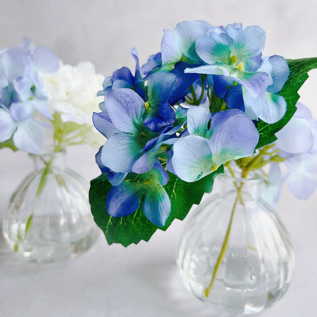 マジカルウォーター　ドライフラワー 紫陽花のマジカルウォーター Blue 枯れない花 インテリア