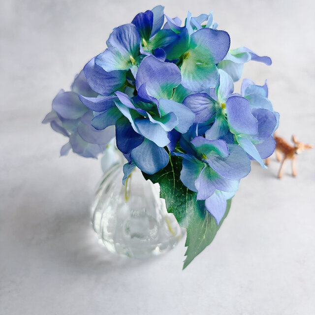 マジカルウォーター　ドライフラワー 紫陽花のマジカルウォーター Blue 枯れない花 インテリア