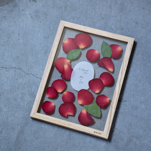 アフターブーケ＜Strawberry Moebe S-size -赤バラ限定商品-＞】生花