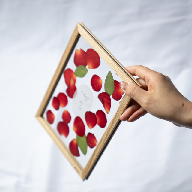 アフターブーケ＜Strawberry Moebe S-size -赤バラ限定商品-＞】生花
