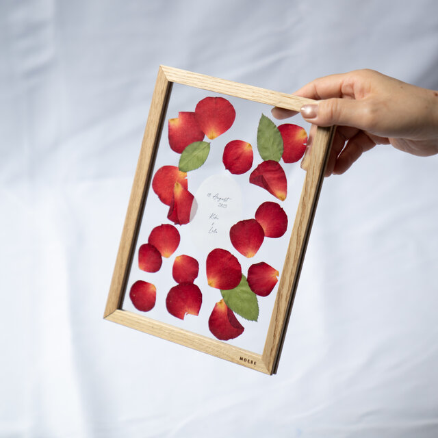 アフターブーケ＜Strawberry Moebe S-size -赤バラ限定商品-＞】生花