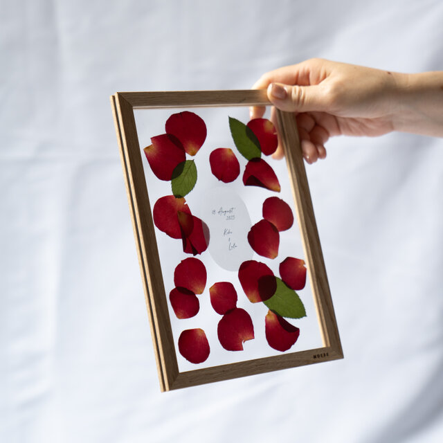 アフターブーケ＜Strawberry Moebe S-size -赤バラ限定商品-＞】生花