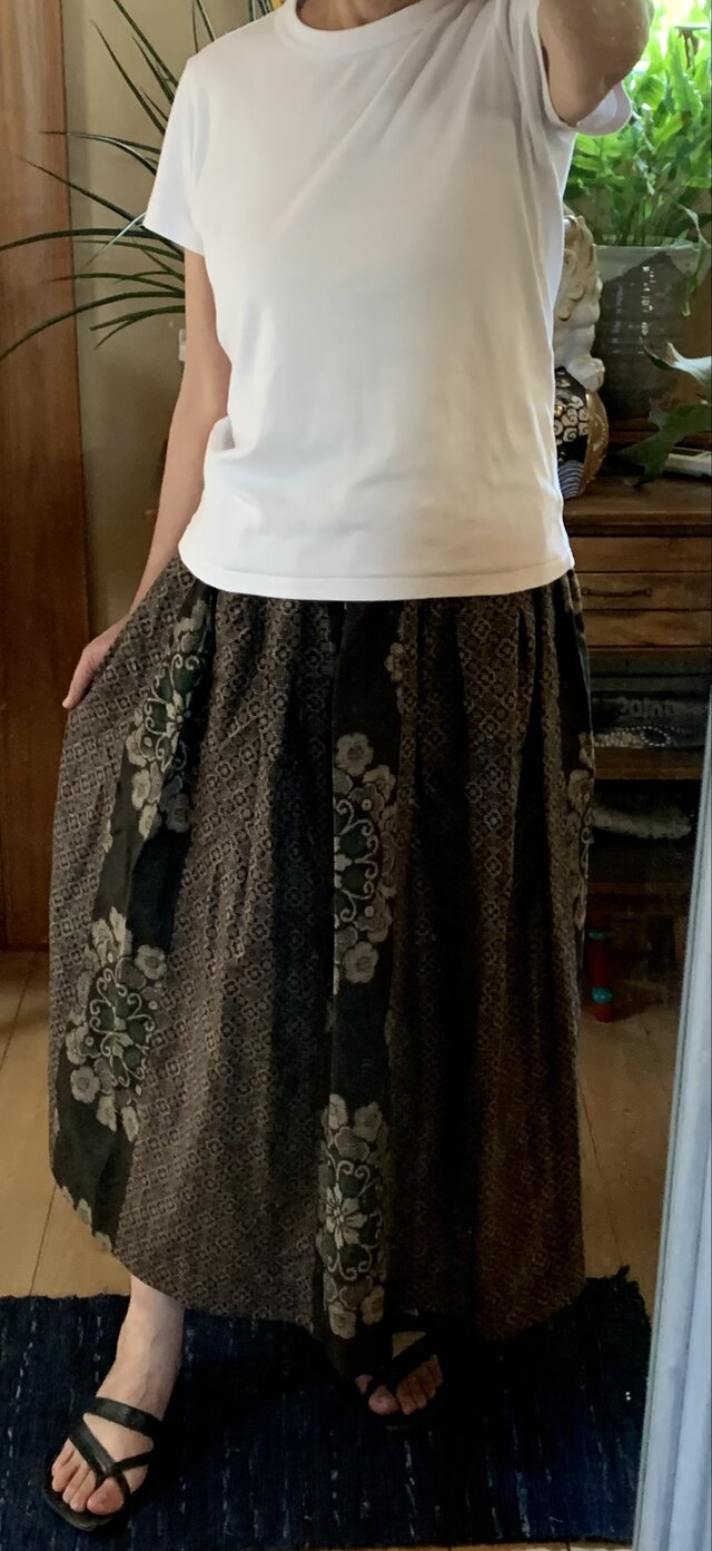 着物解からギャザースカート