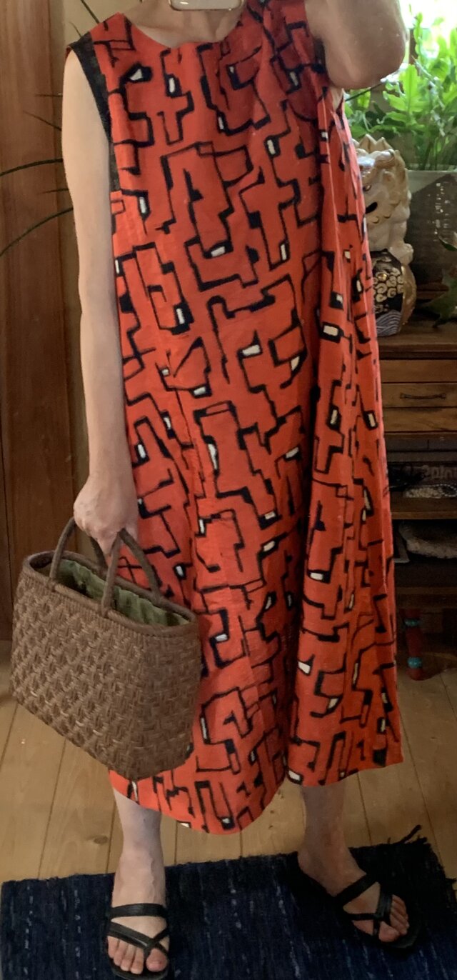 着物解正絹ワンピースのコピー