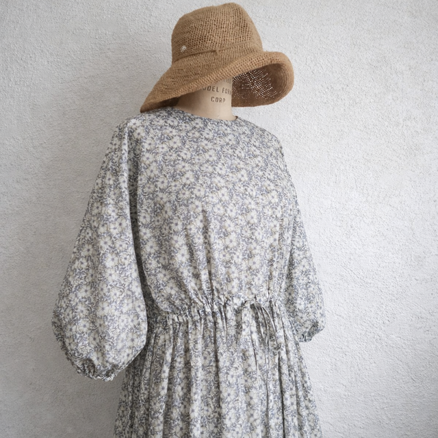10%off☆永遠のリバティ♡パフスリーブワンピース・憧れのメイモリス