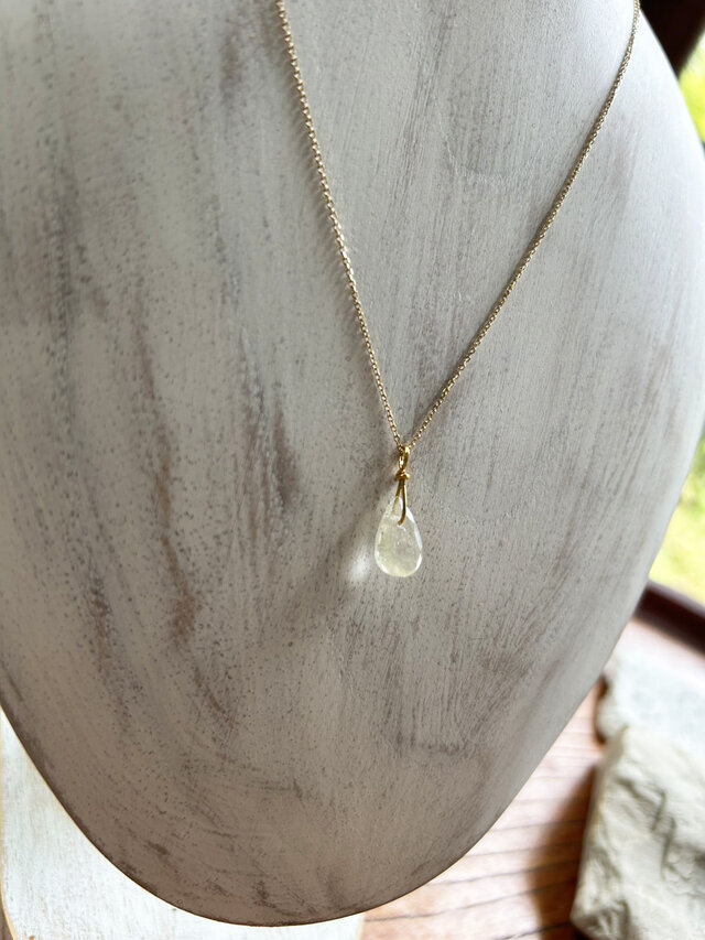 K24純金リビアングラス ペンダントトップ/ピアス◇K24 Pure Gold