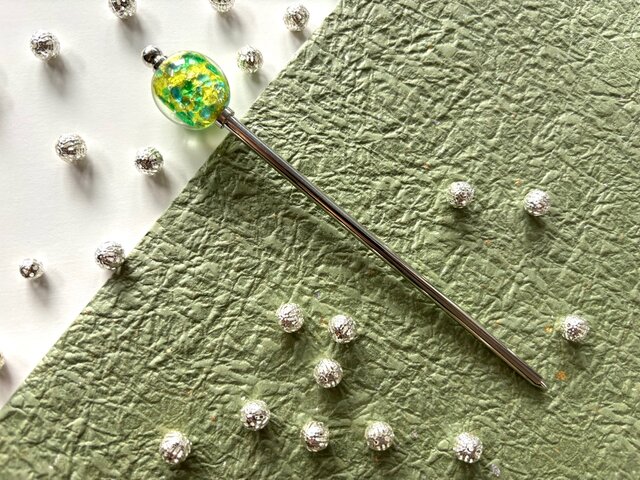 Nページ緑檀　如意　クシ　赤い房付き　① Nページ緑檀 如意 クシ 赤い房付き ① Nページ緑檀 如意 クシ