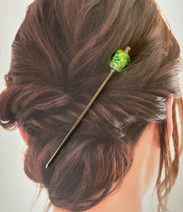 Nページ緑檀　如意　クシ　赤い房付き　① 46315_1_expand.jpg