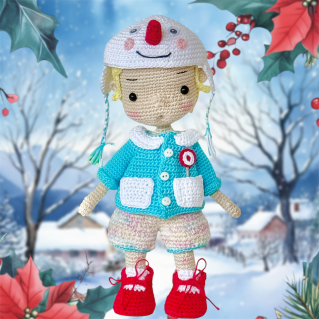 あみぐるみ・男の子♡雪だるま・コスチューム | iichi 日々の暮らしを